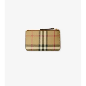 Check Strap Coin Case
