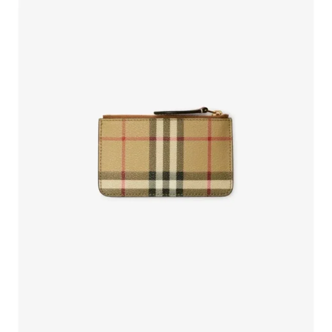 Check Strap Coin Case