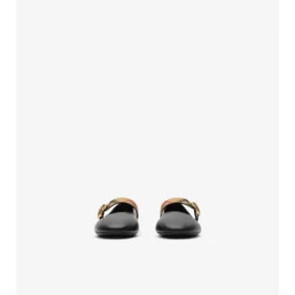 Check Strap Leather Robin Ballerinas