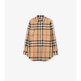 Check Stretch Cotton Shirt