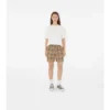 Check Cotton Shorts