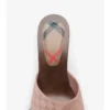 Check Suede Potter Mules 