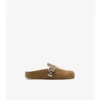 Check Suede Urchin Clogs