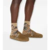Check Suede Urchin Clogs