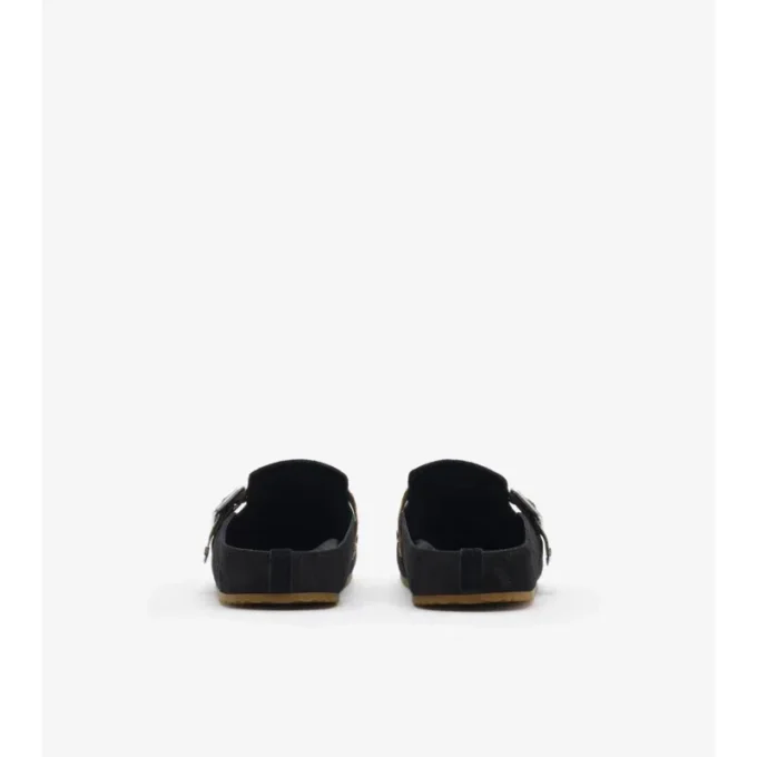 Check Suede Urchin Clogs