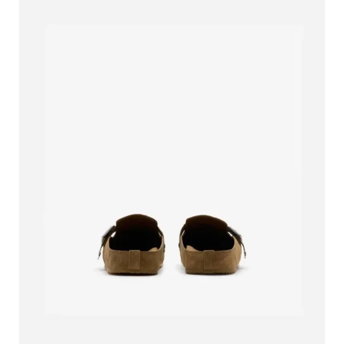 Check Suede Urchin Clogs