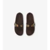 Check Suede Urchin Clogs