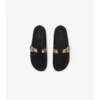 Check Suede Urchin Clogs