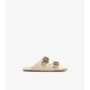 Check Suede Urchin Sandals