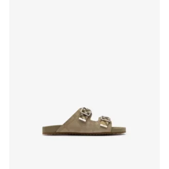 Check Suede Urchin Sandals