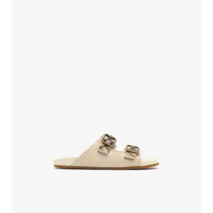 Check Suede Urchin Sandals