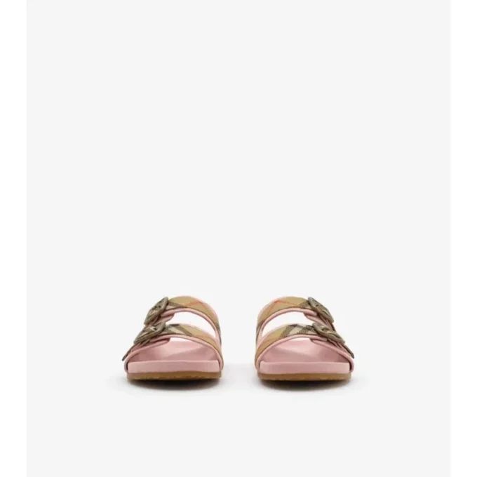 Check Suede Urchin Sandals