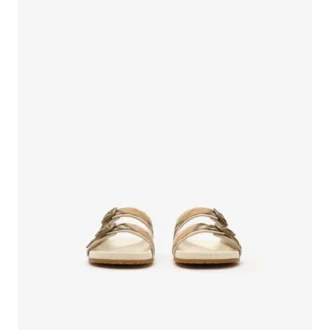 Check Suede Urchin Sandals