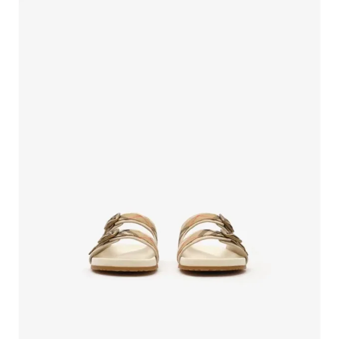 Check Suede Urchin Sandals