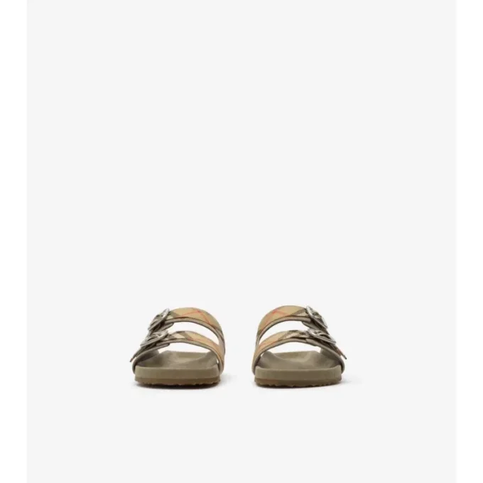 Check Suede Urchin Sandals