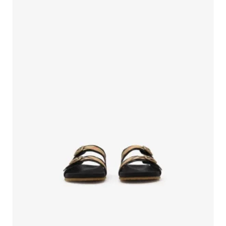Check Suede Urchin Sandals