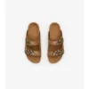 Check Suede Urchin Sandals