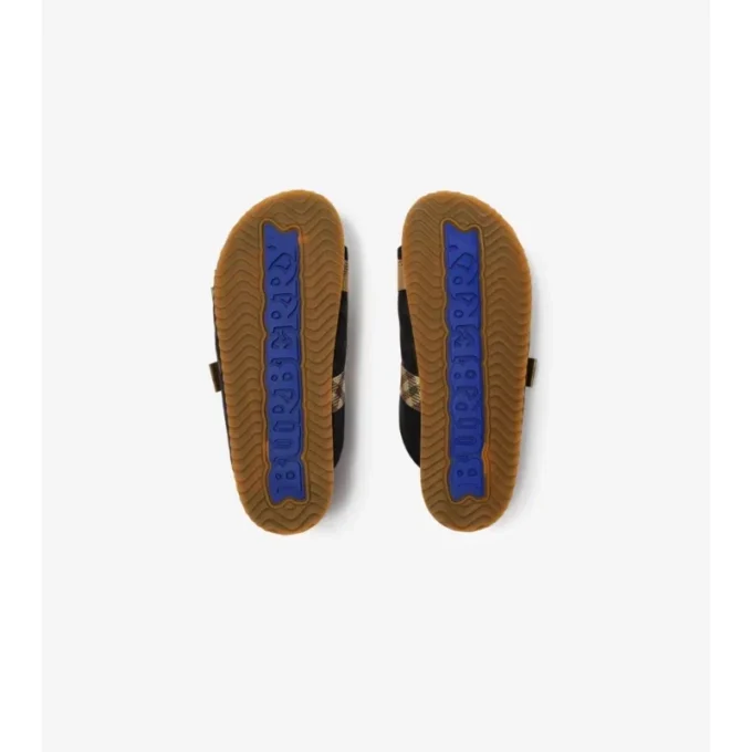 Check Suede Urchin Sandals