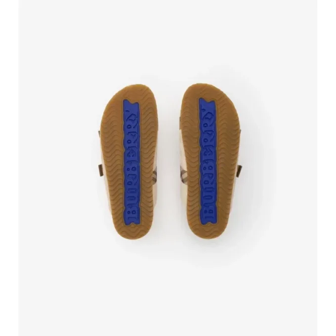 Check Suede Urchin Sandals
