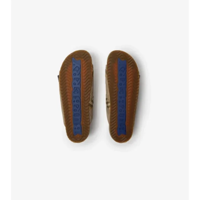 Check Suede Urchin Sandals