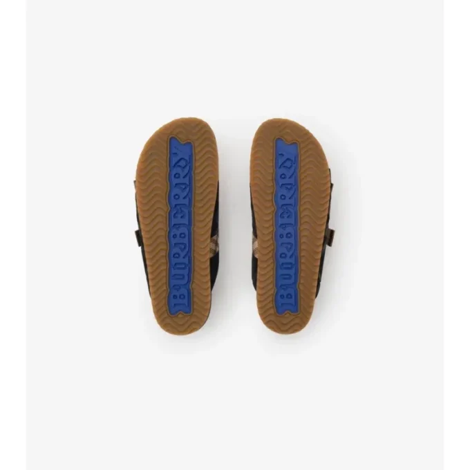 Check Suede Urchin Sandals