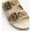 Check Suede Urchin Sandals