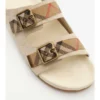 Check Suede Urchin Sandals