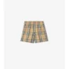 Check Swim Shorts