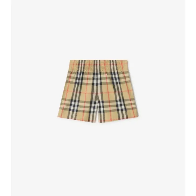 Check Swim Shorts