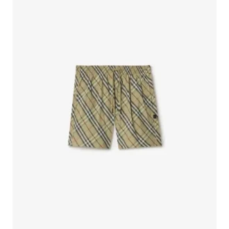 Check Swim Shorts