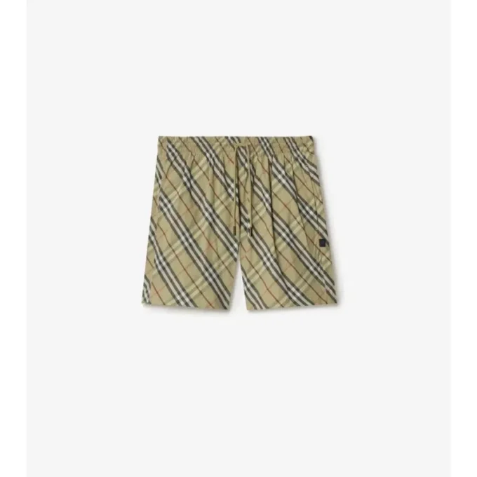 Check Swim Shorts