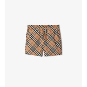 Check Swim Shorts