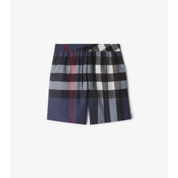 Check Swim Shorts