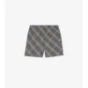 Check Swim Shorts