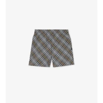Check Swim Shorts