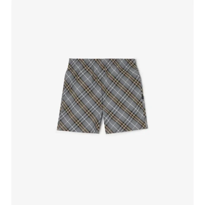 Check Swim Shorts