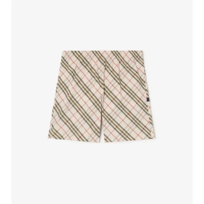 Check Swim Shorts