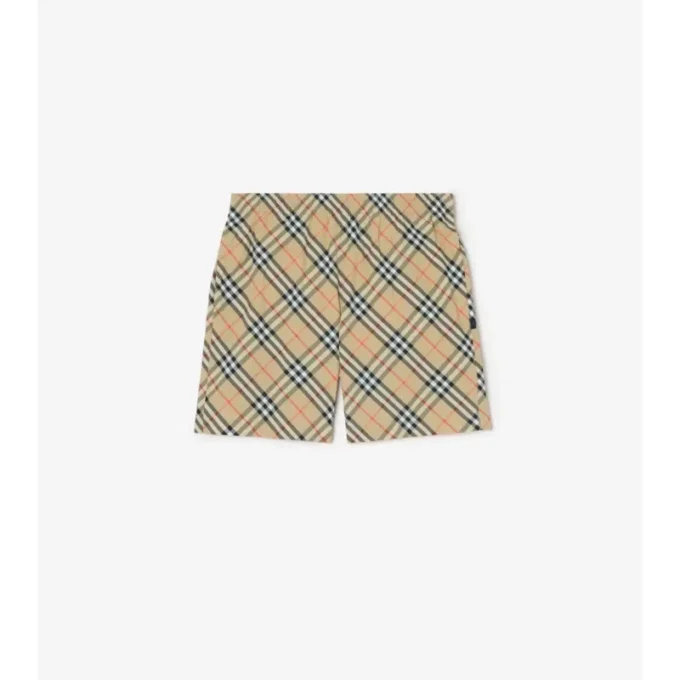 Check Swim Shorts