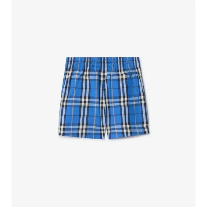 Check Swim Shorts