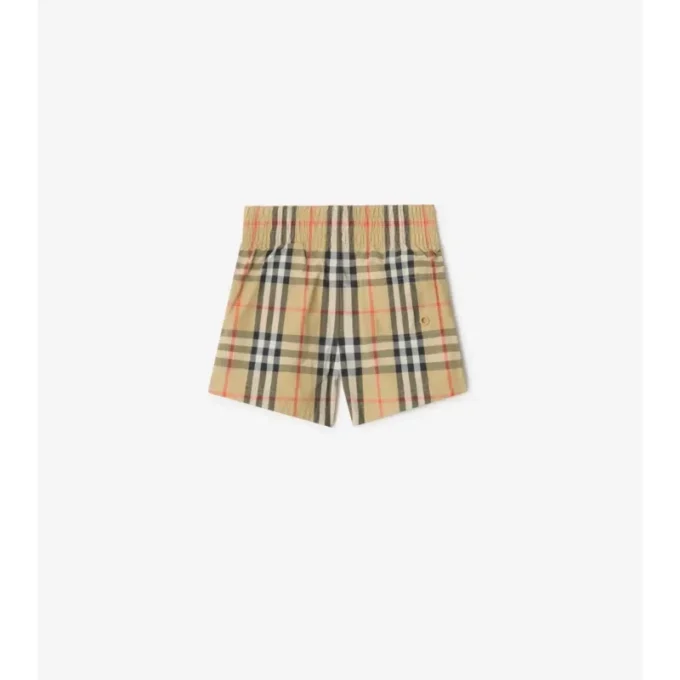 Check Swim Shorts