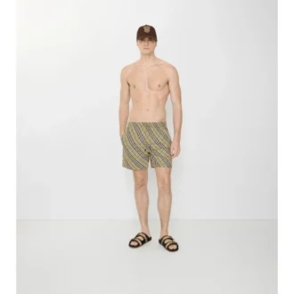 Check Swim Shorts