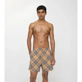 Check Swim Shorts