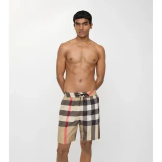 Check Swim Shorts