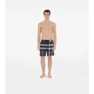 Check Swim Shorts