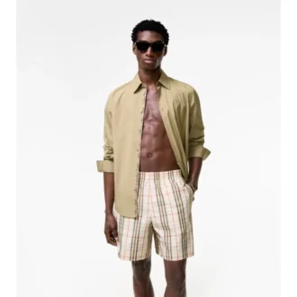 Check Swim Shorts