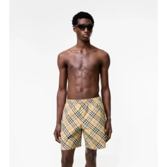 Check Swim Shorts
