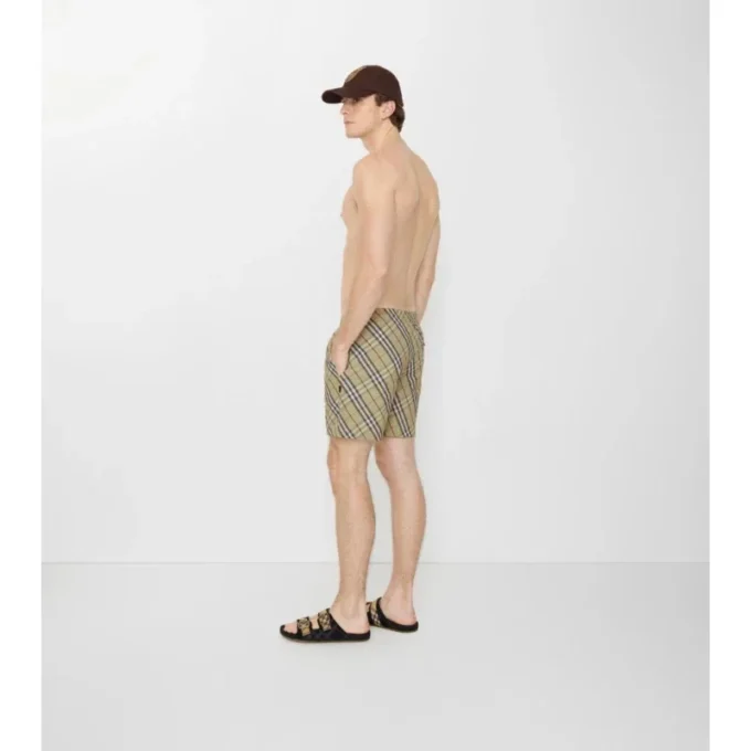 Check Swim Shorts