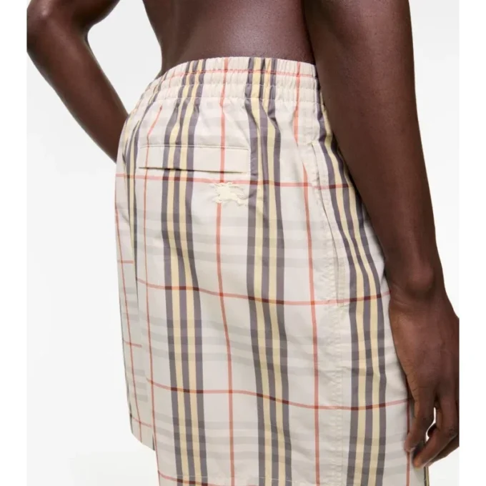 Check Swim Shorts