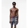Check Swim Shorts