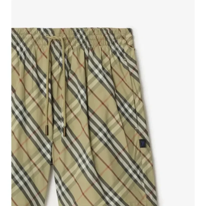 Check Swim Shorts